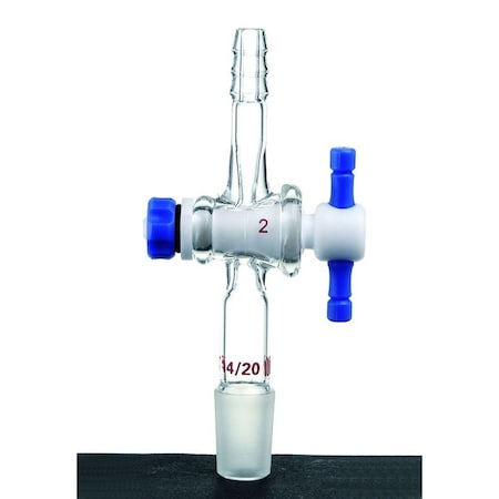 Synthware ADAPTER, VACUUM, PTFE STOPCOCK, 24/40. A702440